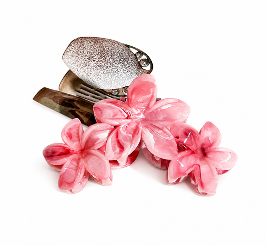 Hibiscus Claw Clip